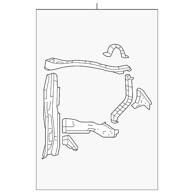 53203-48120 SIDE SUPPORT, LEFT