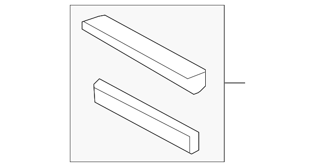 53852-50070 Деталь LOWER EXTN, LEFT