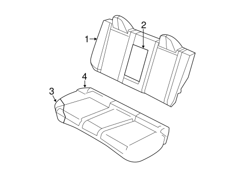 Avenger REAR SEAT COMPONENTS 2