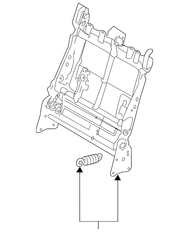 79203-0E070 Деталь SEAT BACK FRAME