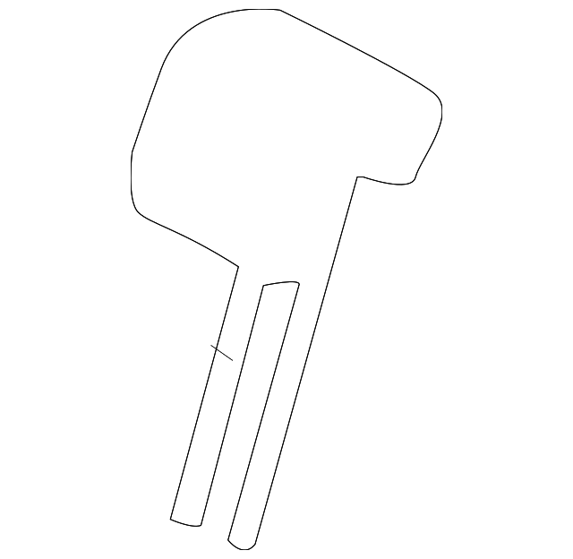 71970-0E190-B2 Деталь HEADREST, CENTER