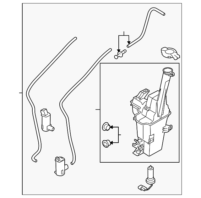 98610-3W010 Деталь WASHER RESERVOIR