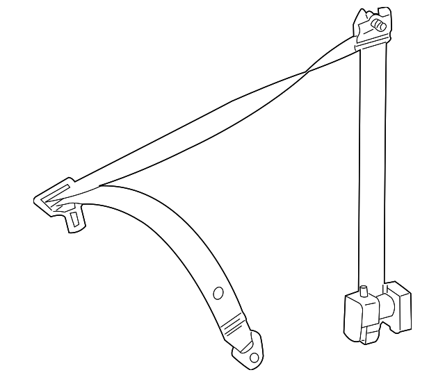 220-860-54-85-8J47 Деталь RETRACTOR ASSY, LEFT