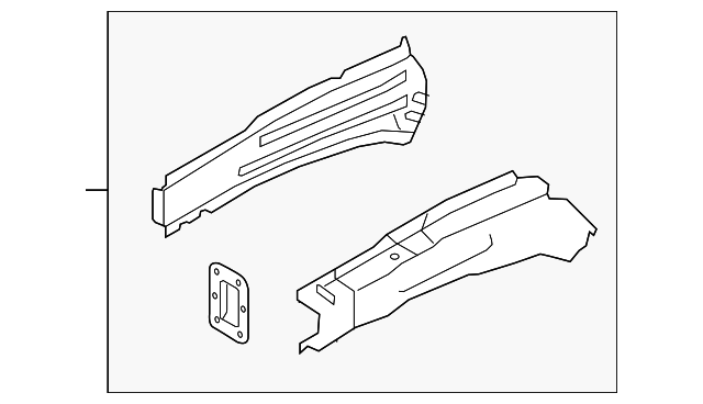5220G490 Деталь LOWER RAIL ASSY, RIGHT