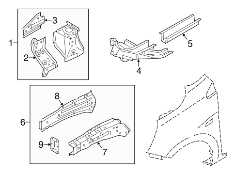 Mirage STRUCTURAL COMPONENTS & RAILS