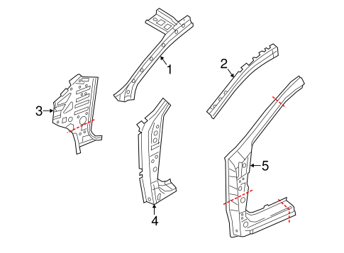 Mirage HINGE PILLAR