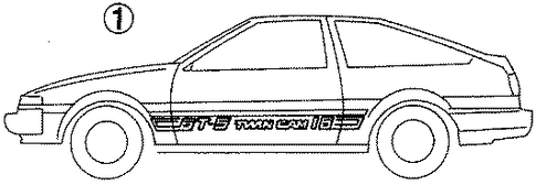 Corolla STRIPE TAPE