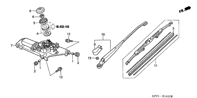 ELECTRICAL / EXHAUST / HEATER / FUEL/REAR WIPER for 2002 Honda INSIGHT #1