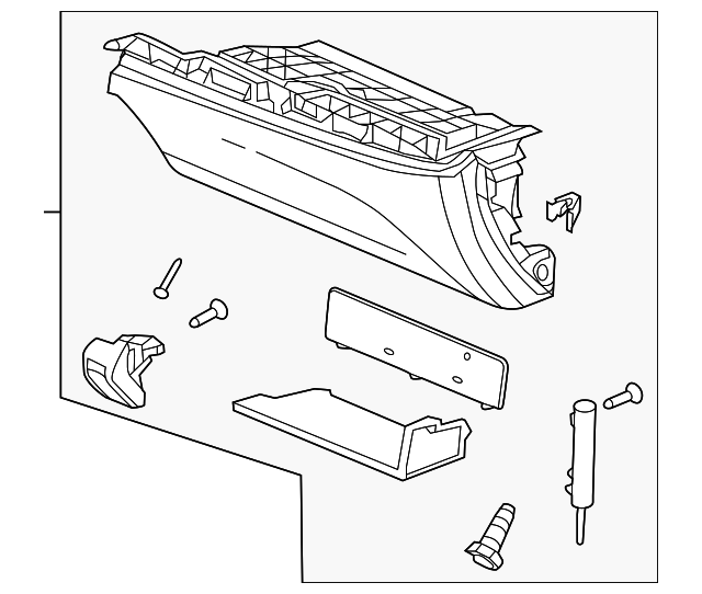 77510-TX4-A01ZA Деталь BOX ASSY., GLOVE *YR436L* (SANDSTORM)