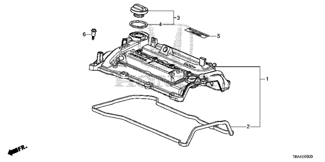 CIVIC SEDAN CYLINDER HEAD COVER (1.5L)