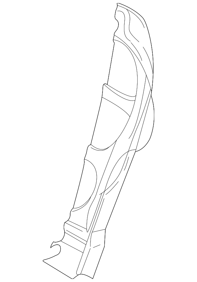 12455536 Деталь SEAT BACK FRAME, LEFT