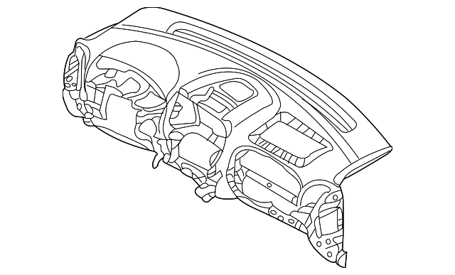 84710-4D250DP Деталь INSTRUMENT PANEL