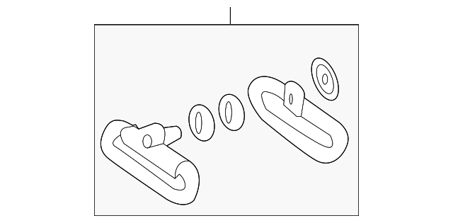 68011003AA Деталь SEAT BELT GUIDE