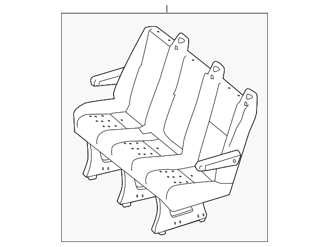 1WY291A6AA Деталь BENCH SEAT
