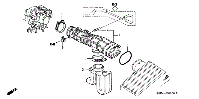 TL AIR FLOW TUBE ('99)