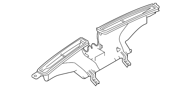 278004GA0A Деталь DEFROSTER NOZZLE