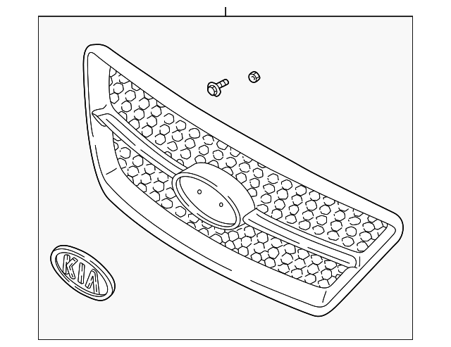 86350-3E500 Деталь GRILLE ASSY
