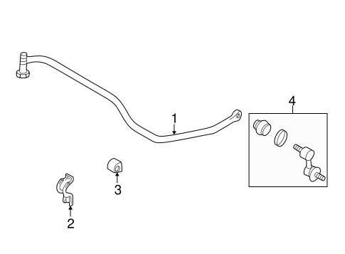 XG350 STABILIZER BAR & COMPONENTS