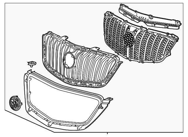 95391794 Деталь GRILLE ASSY