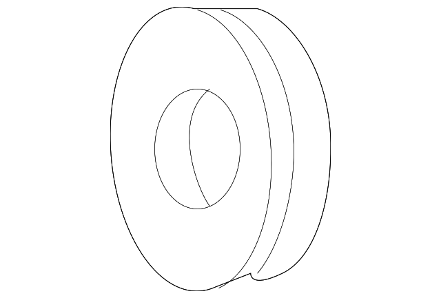 54057-0W000 Деталь UPPER SEAT RUBBER BUMPER, RIGHT