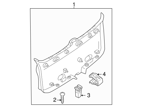 Tribute INTERIOR TRIM