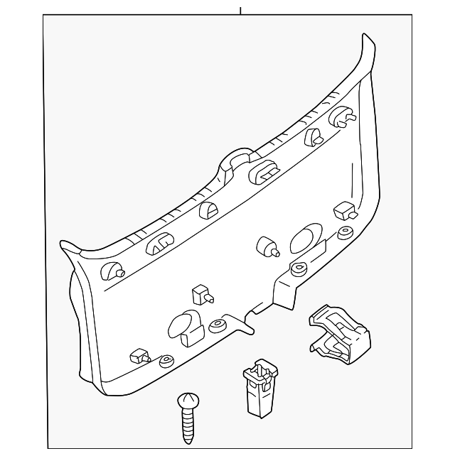 EC01-68-960S-42 Деталь TRIM PANEL