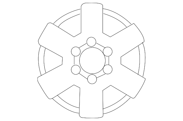 42611-35490 Деталь WHEEL, ALLOY