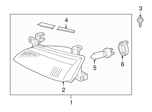 Camry BULBS - CHASSIS