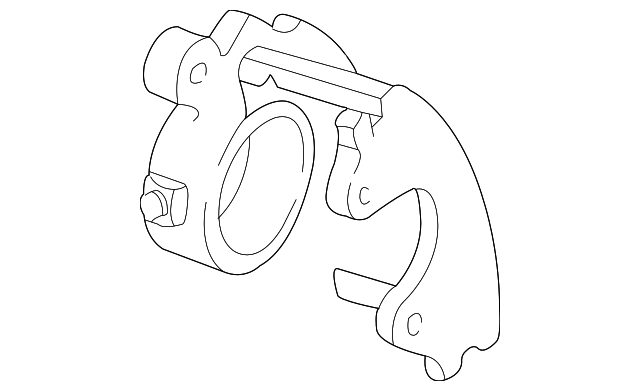 7W7Z-2B120-A CALIPER, RIGHT