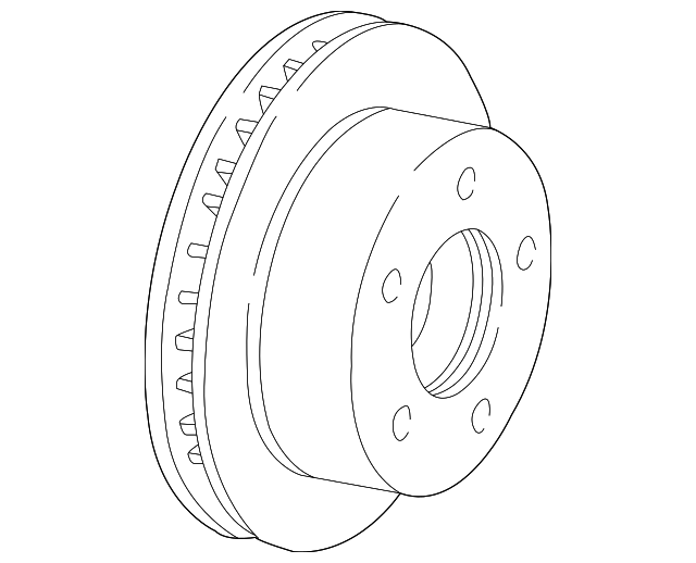 3W1Z-1125-AB ROTOR, LEFT