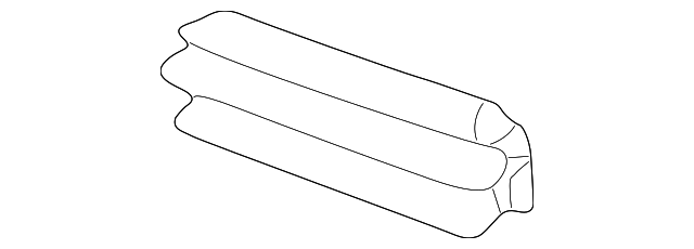 MR496689 BUMPER GRILLE, LEFT