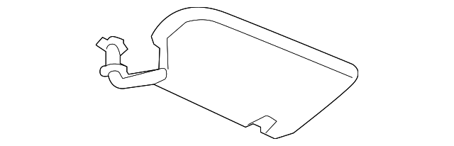 15923886 SUNVISOR, LEFT