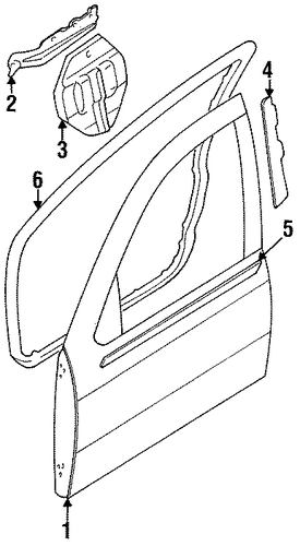 200SX DOOR & COMPONENTS