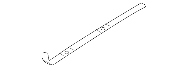 7187785Z10 Деталь BUMPER COVER SIDE BRACKET, RIGHT