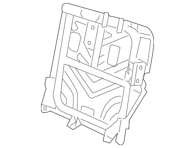 ZZDL-88-780 Деталь SEAT BACK FRAME