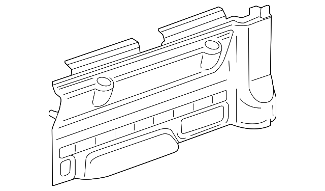 25904145 Деталь LOWER TRIM PANEL, LEFT