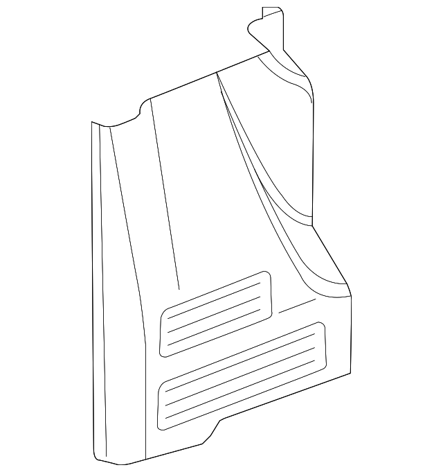 15102420 Деталь CORNER TRIM, LEFT