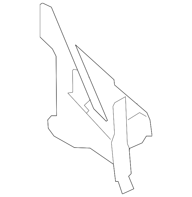72112758980 Деталь SUPPORT BRACKET, RIGHT