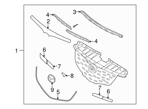 MPV GRILLE & COMPONENTS