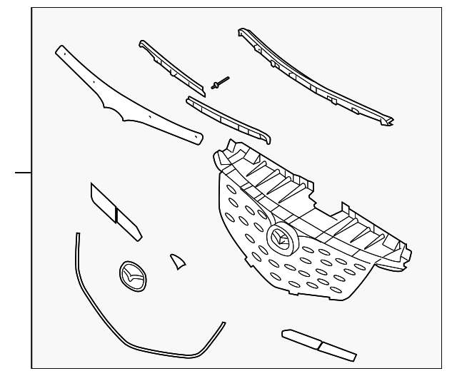 LE46-50-710D-64 Деталь GRILLE ASSY