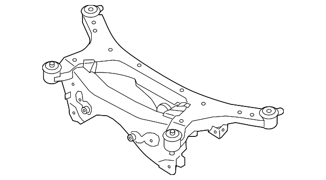 55400-1KD0A Деталь SUSP CROSSMEMBER