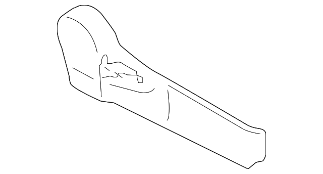 64115CA030VH Деталь OUTER COVER, RIGHT