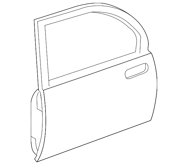 25739116 Деталь DOOR SHELL, LEFT