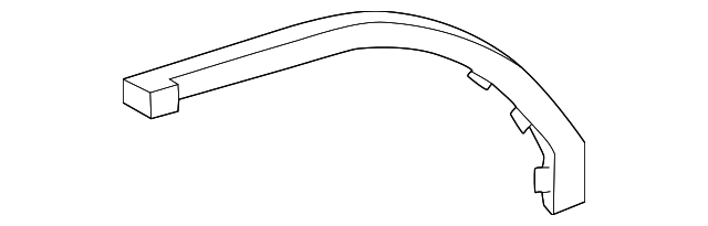 25679417 Деталь UPPER W'STRIP, RIGHT
