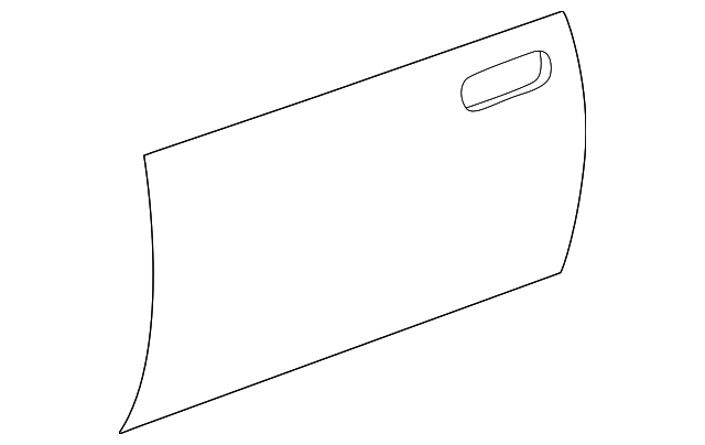 25739112 Деталь OUTER PANEL, LEFT