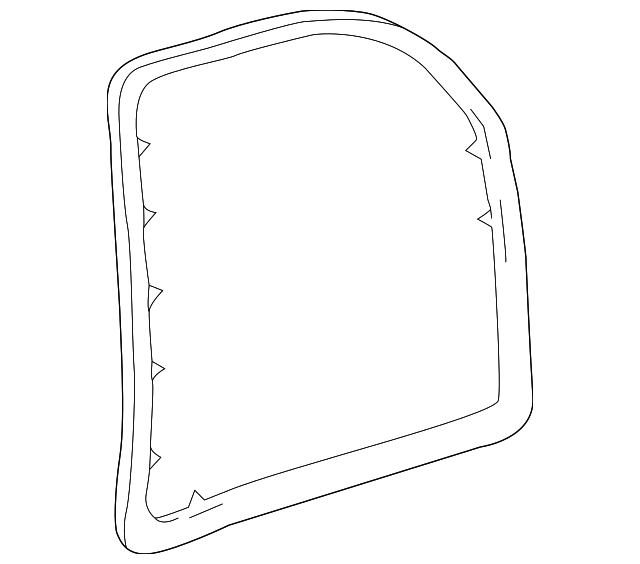 25666180 Деталь DOOR W'STRIP, RIGHT