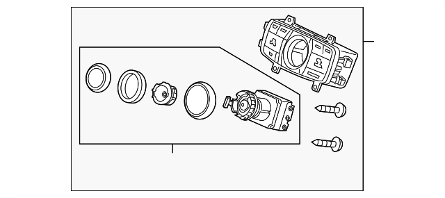 39050-TY2-A01 Деталь PANEL ASSY., CENTER SWITCH (NAVIGATION)