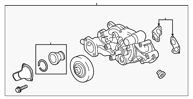 19303456 Деталь WATER PUMP
