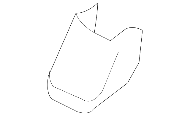 88055-1U040VA Деталь TRACK END COVER, RIGHT
