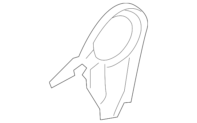 88175-1U030H9 Деталь RECLINE COVER, RIGHT